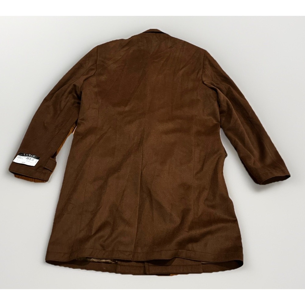 Polo Lauren Ralph Lauren Men's Double Breasted Wool Overcoat Jacket 46L New $300 - Picture 5 of 5